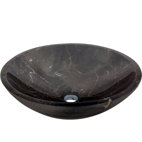 Natural Stone Round Coffee Marble Vessel Sink