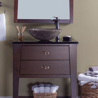 Victoria Contemporary Waterfall Single Hole Vessel Bath Faucet, GF-365 Series