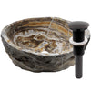 Natural Travertine Onyx Stone Vessel Bath Sink NOSV-TO