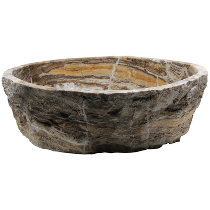 Travertine Onyx Natural Stone Vessel Sink