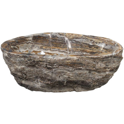 Travertine Onyx Natural Stone Vessel Sink