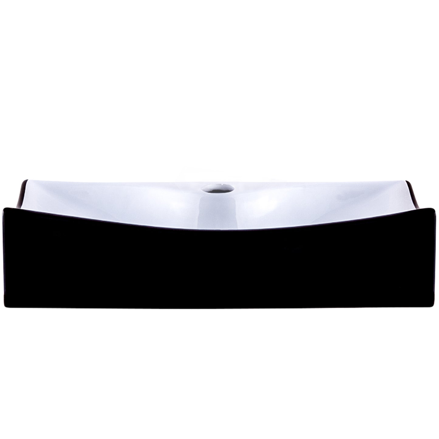 black and white bath sink