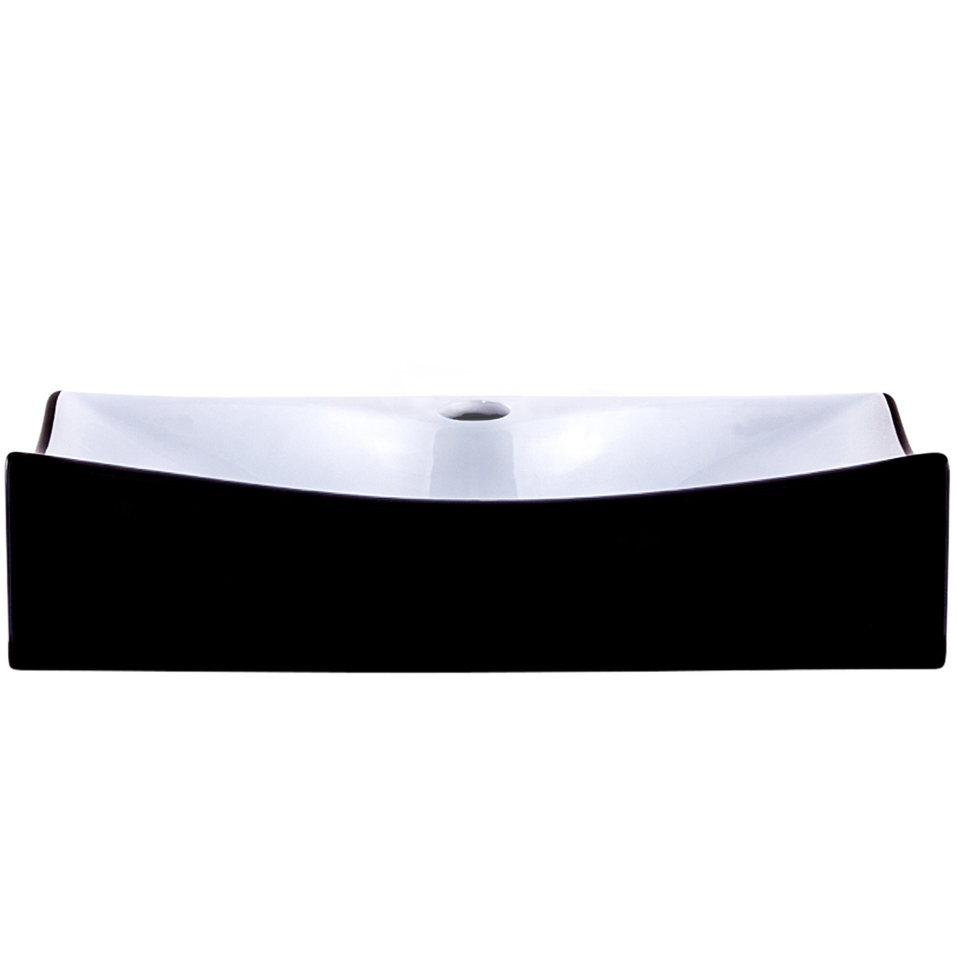 black and white bath sink