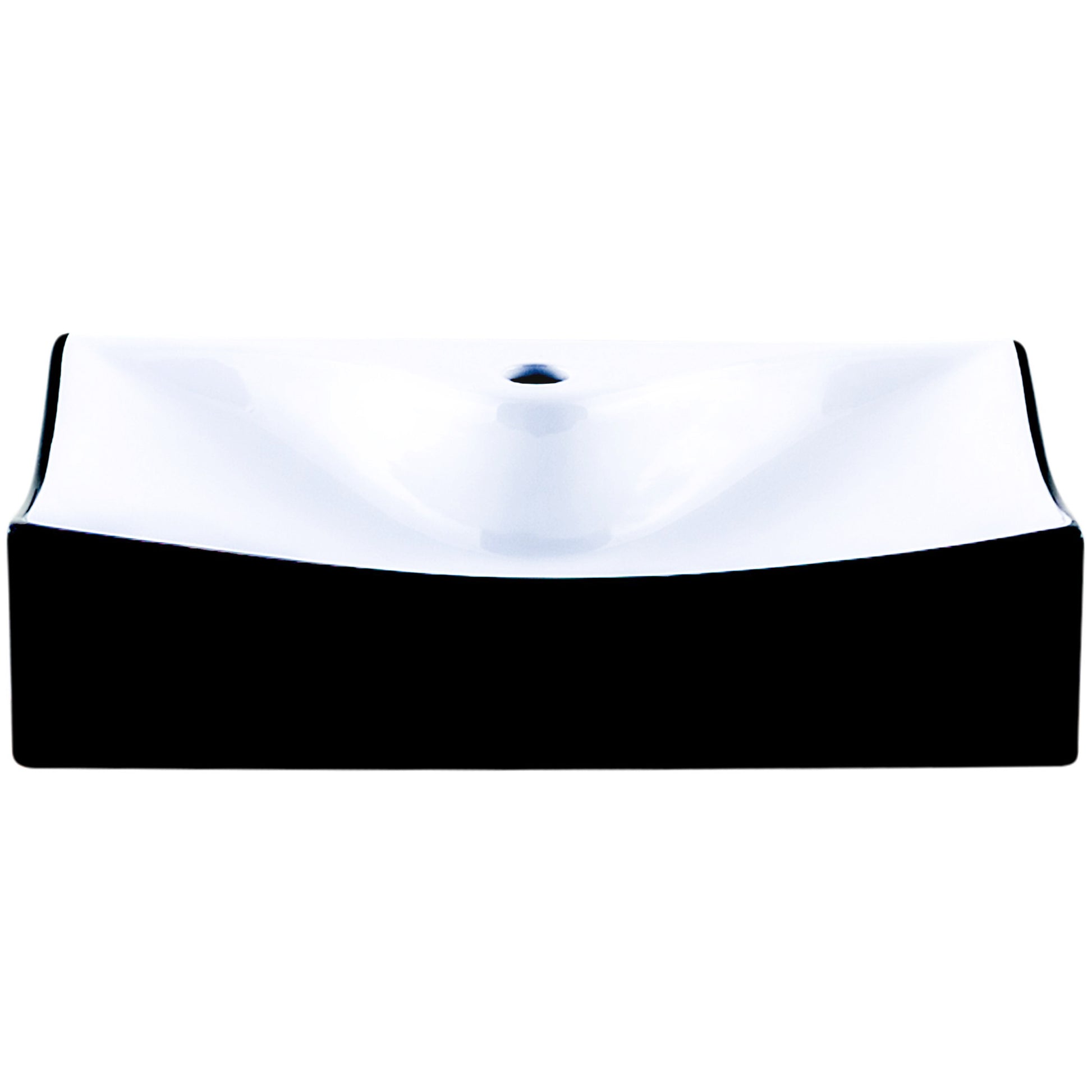 black and white bath sink