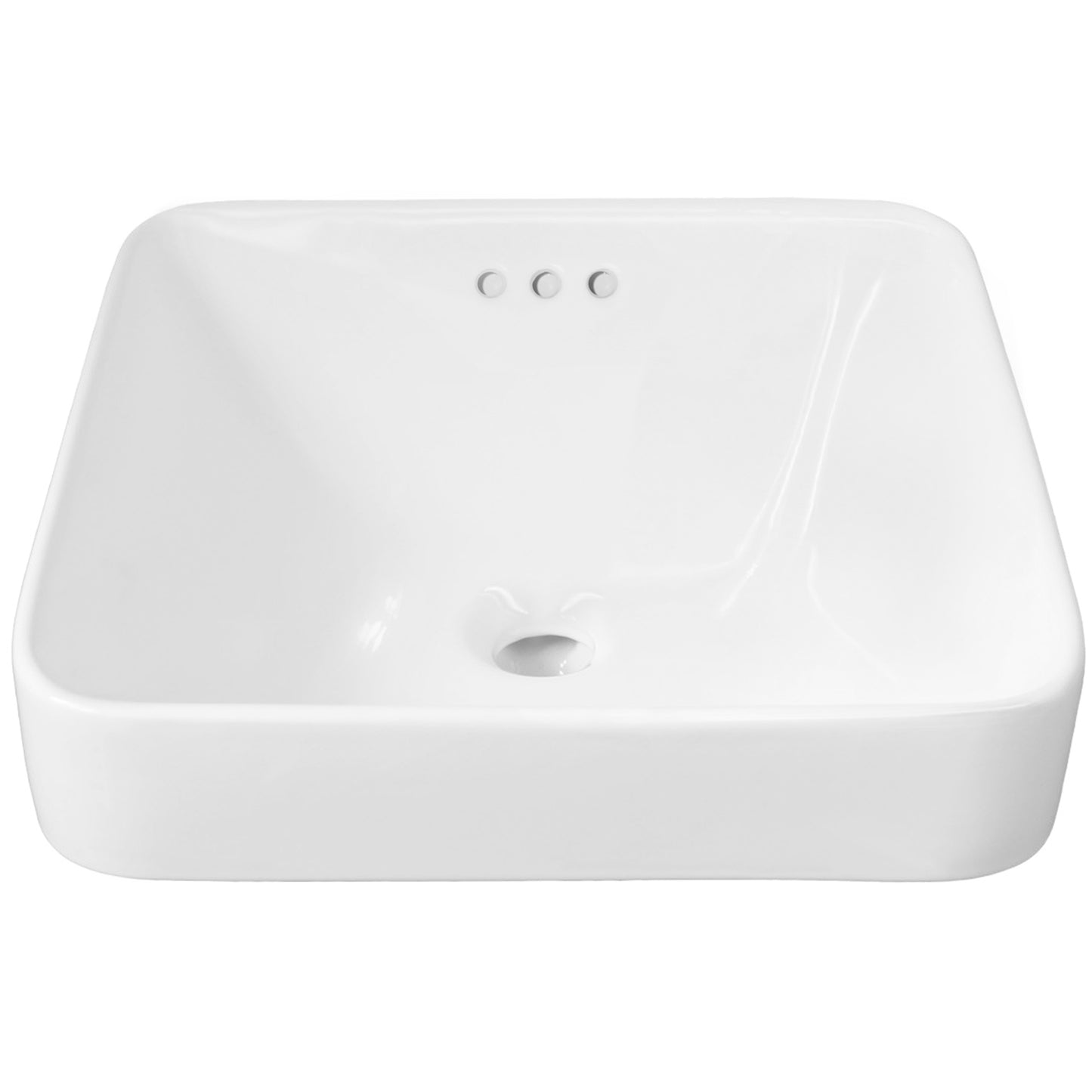 porcelain drop-in sink