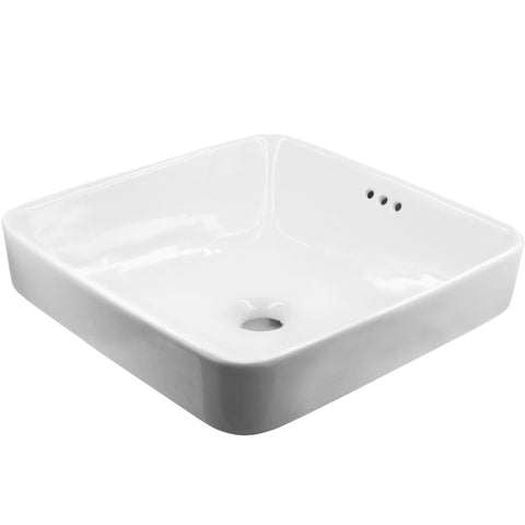 porcelain drop-in sink