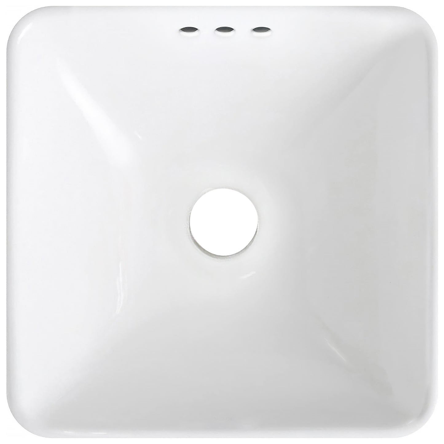 porcelain drop-in sink