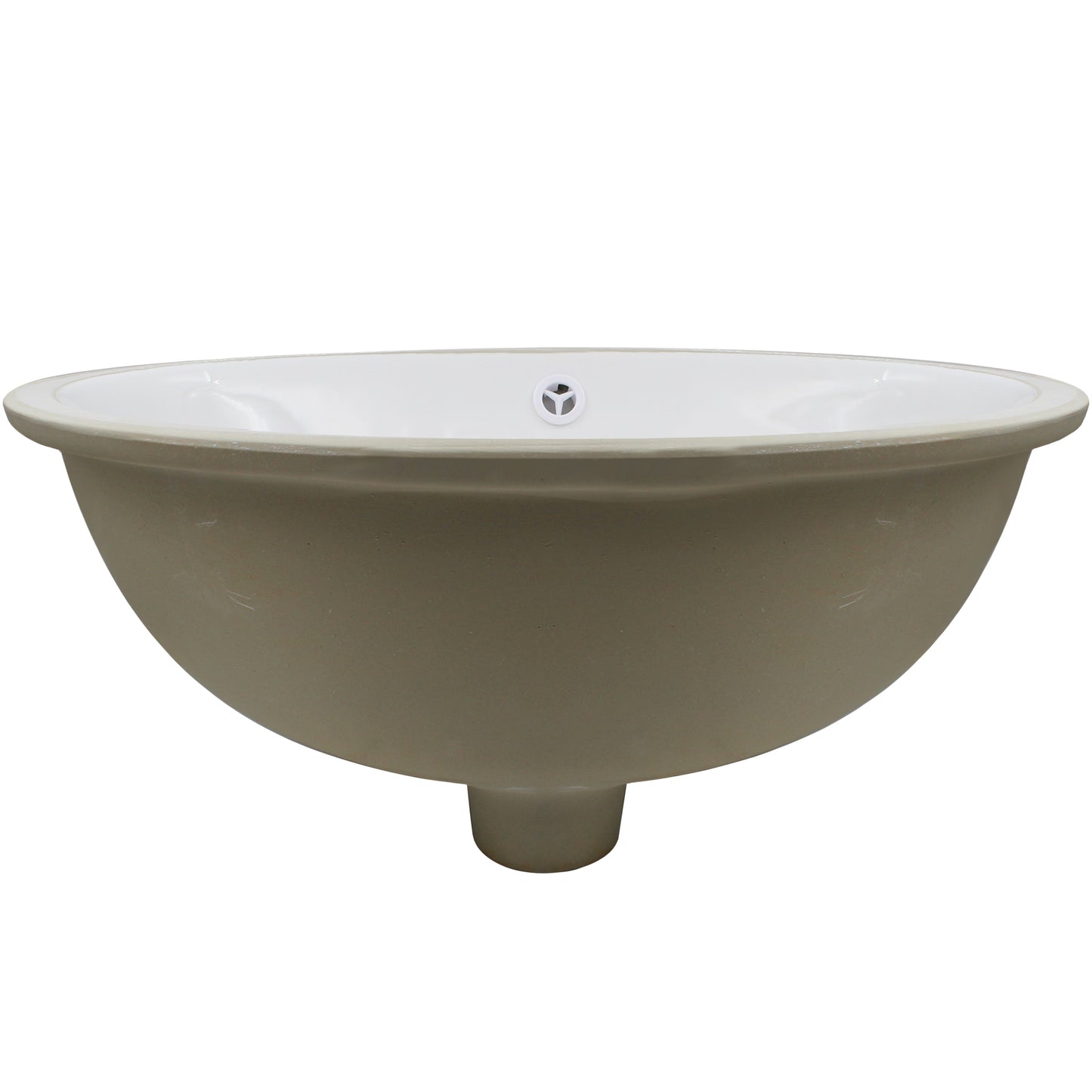 Oval Undermount White Porcelain Sink