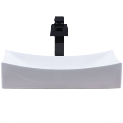 Rectangular Porcelain Sink Set