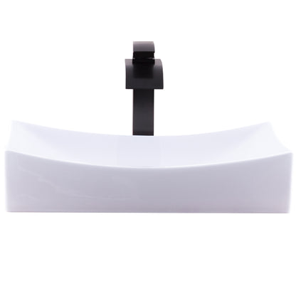 Rectangular Porcelain Sink Set