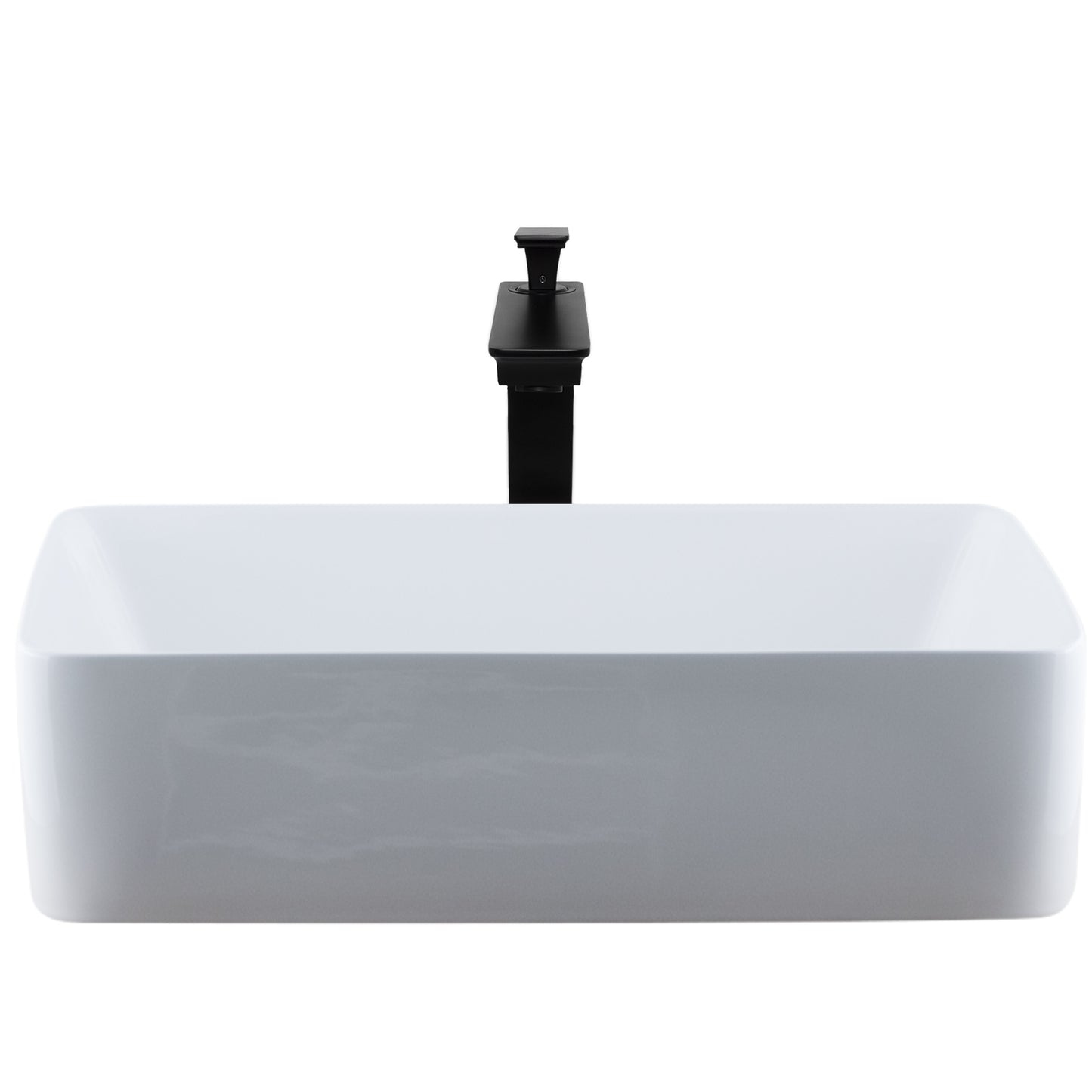 Contemporary Rectangular Porcelain Sink Combo NSFC-01321368 Series