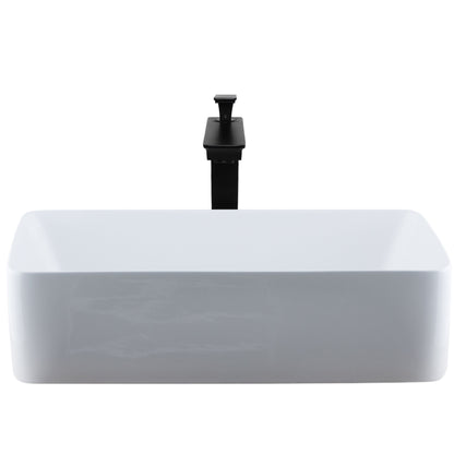 Contemporary Rectangular Porcelain Sink Combo NSFC-01321368 Series