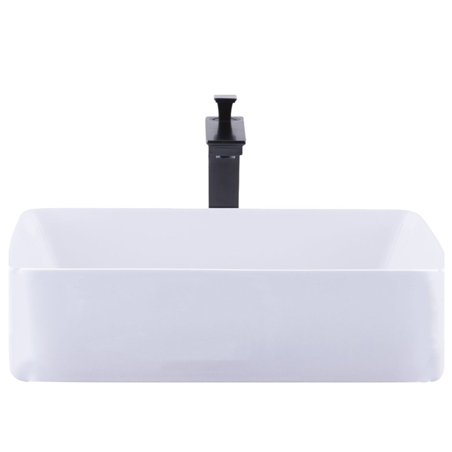 Contemporary Rectangular Porcelain Sink Combo NSFC-01321368 Series