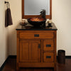 Brown Camouflage Glass Bath Sink Set lifestyle