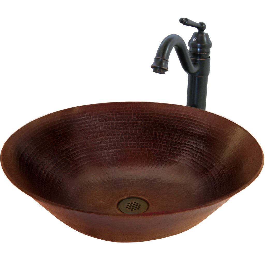 Hammered Copper Vessel Sink Combo – Novatto