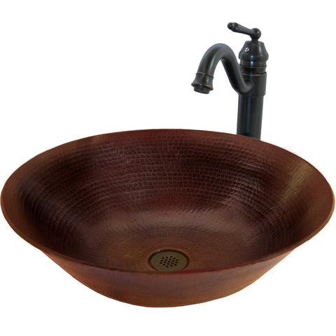 Copper Vessel Bath Sink Set