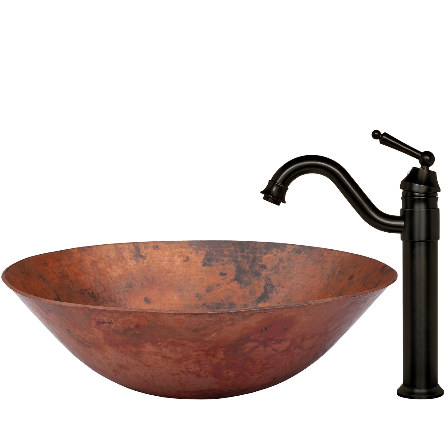 Copper Vessel Bath Sink Set