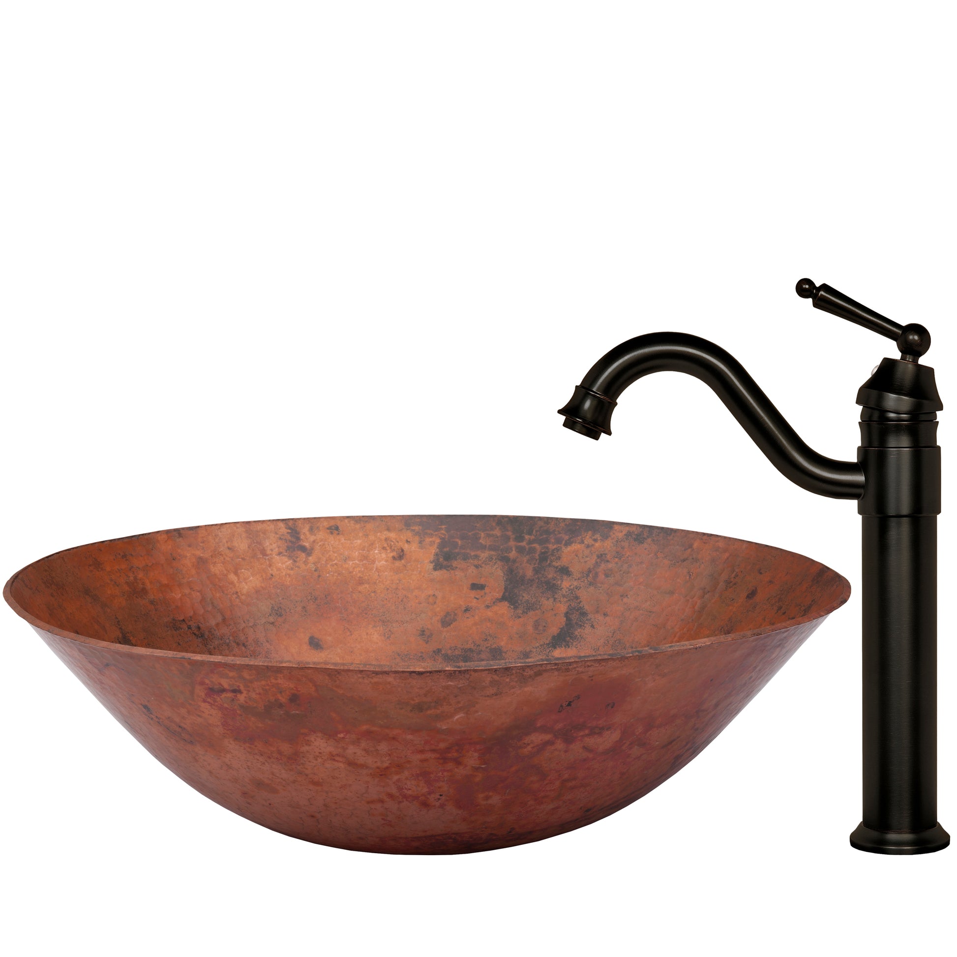 Copper Vessel Bath Sink Set