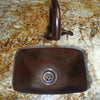 Rectangle Hammered Copper Bar Sink, TCB-002AN Cordoba