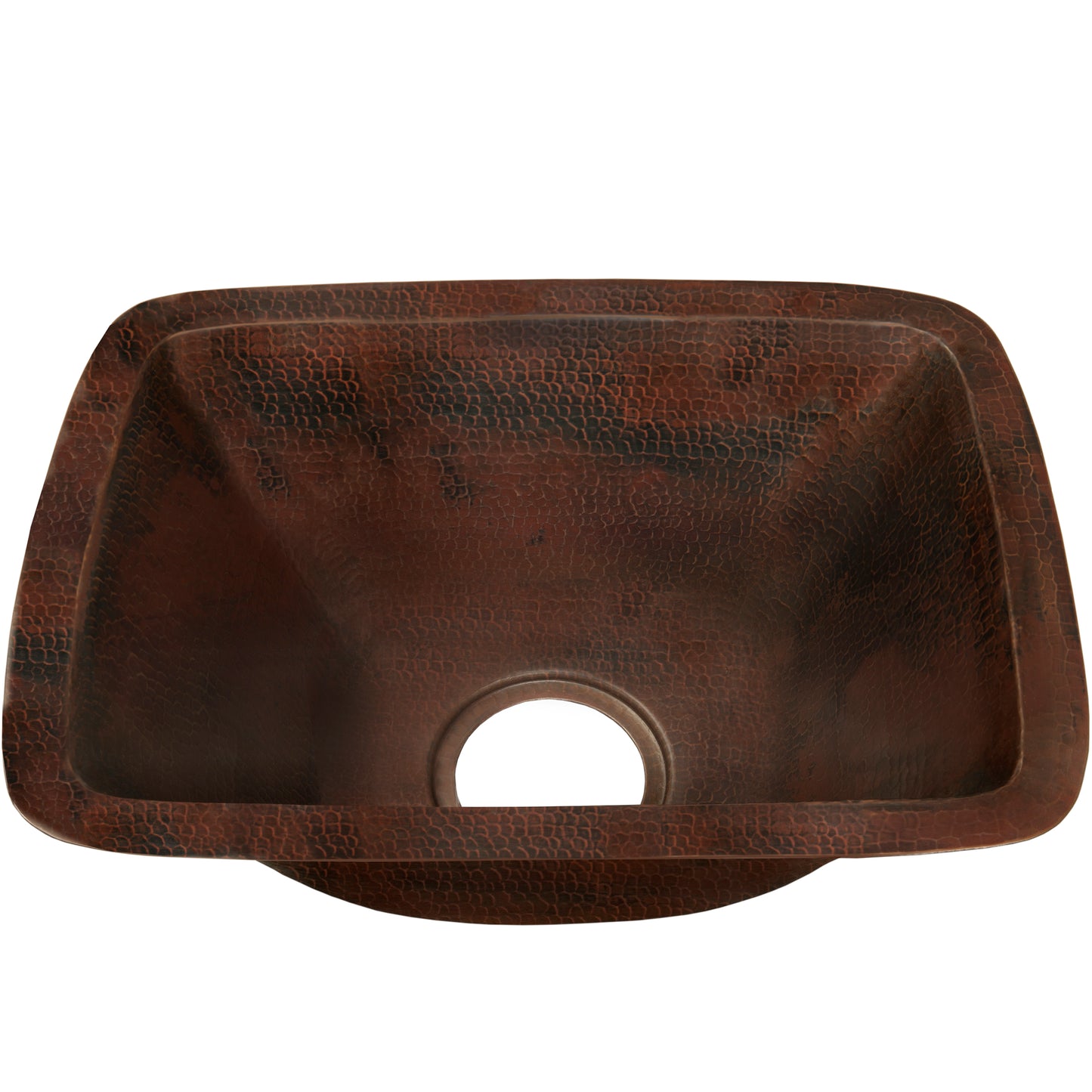 Rectangle Hammered Copper Bar Sink, TCB-002AN Cordoba