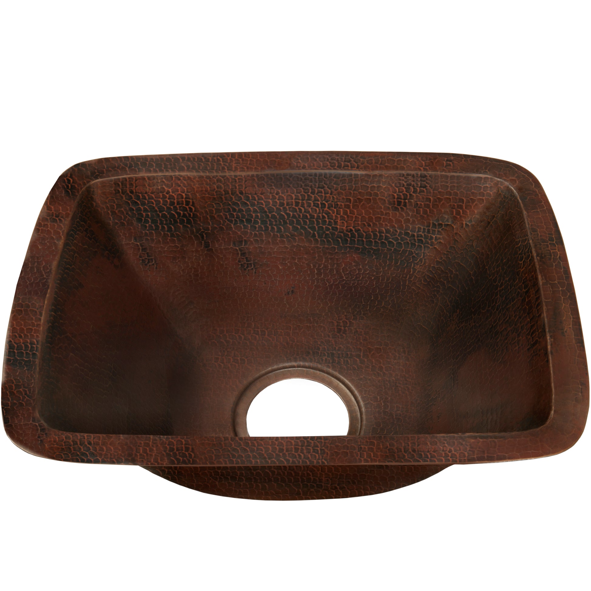 Rectangle Hammered Copper Bar Sink, TCB-002AN Cordoba