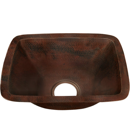 Rectangle Hammered Copper Bar Sink, TCB-002AN Cordoba