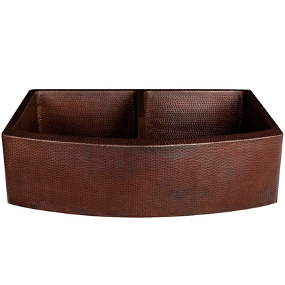 Double Bowl Copper Kitchen Sink