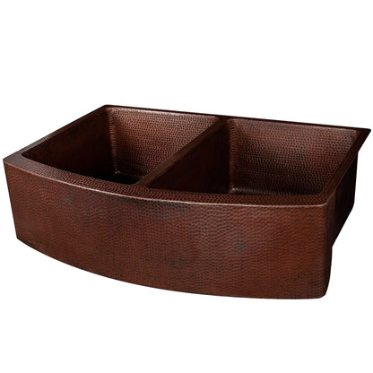 Double Bowl Copper Kitchen Sink