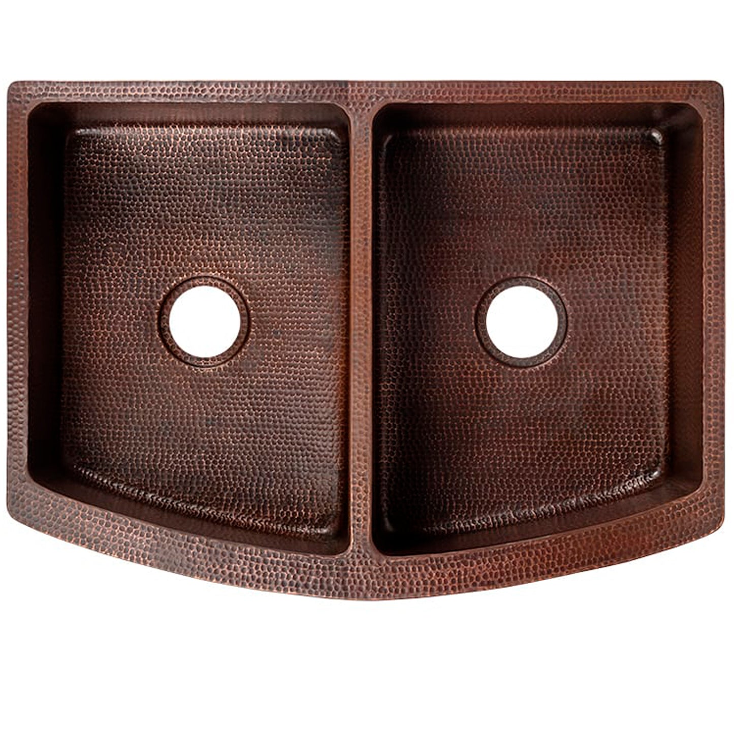Double Bowl Copper Kitchen Sink