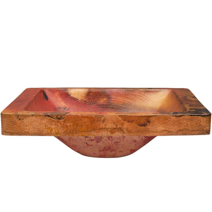 hammered copper bath sink