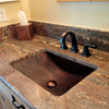 hammered copper bath sink