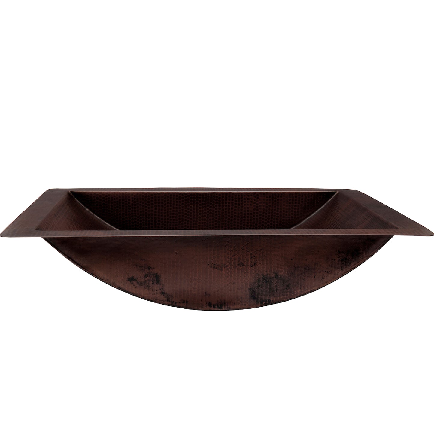 hammered copper bath sink