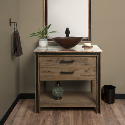 Oval hammered copper vessel sink in antique finish, traditional bathroom basin by Novatto with a stylish, textured surface.