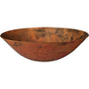 oval hammered copper bath sink