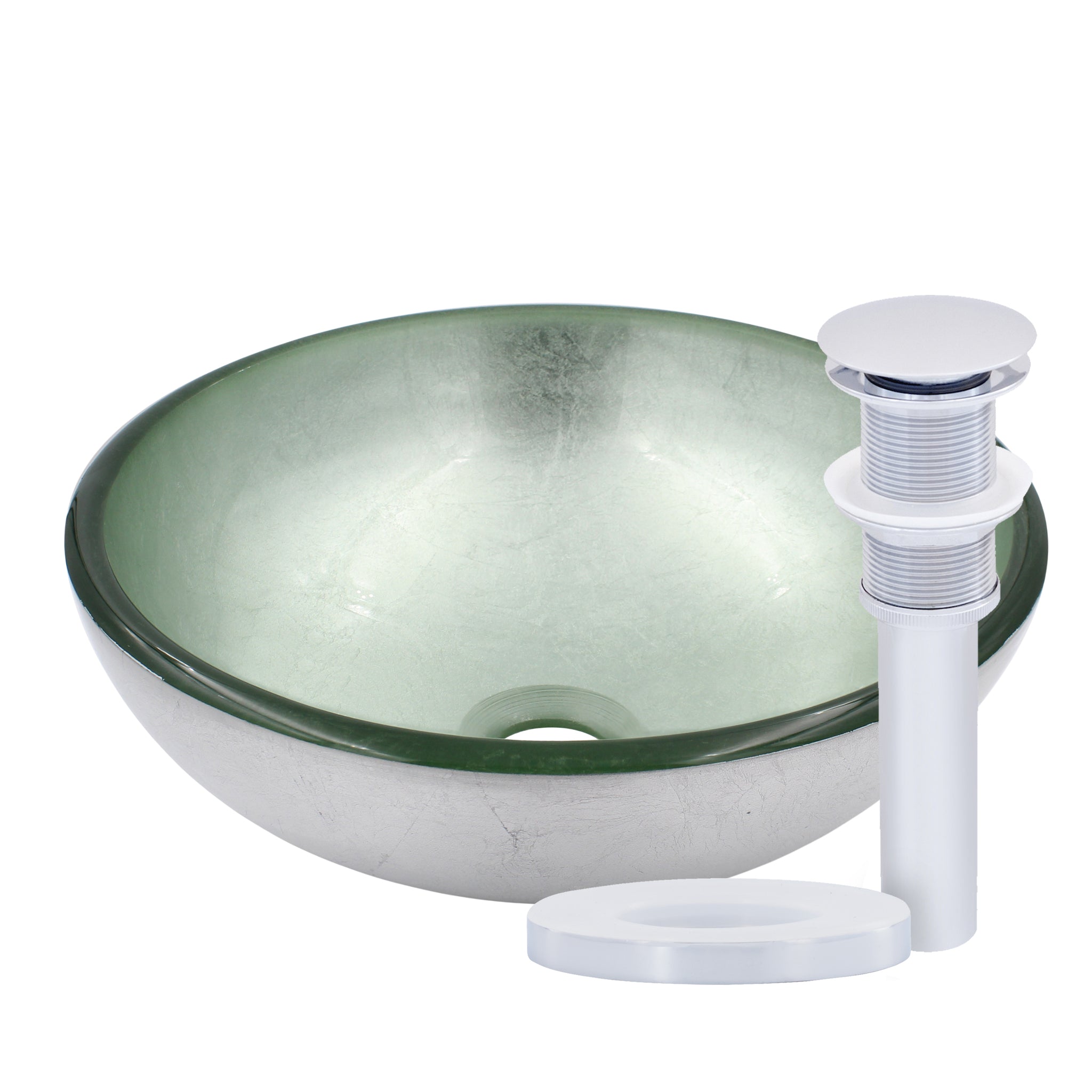 Novatto クリアミニ12インチ ガラスベッセルバスルームシンク並行輸入 Novatto クリアミニ12インチ ガラスベッセルバスルームシンク並行輸入