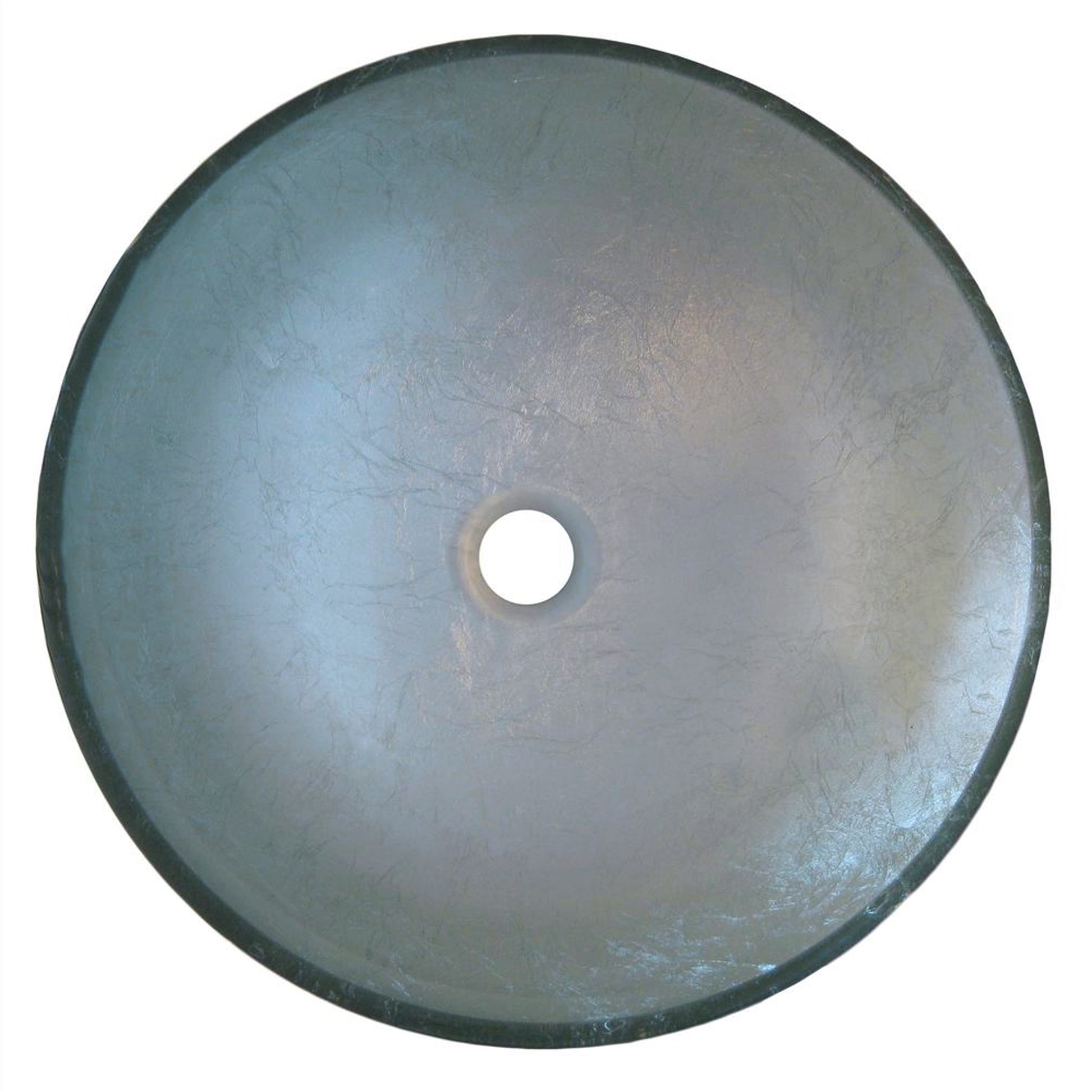 Silver Foiled Round Glass Vessel Bath Sink