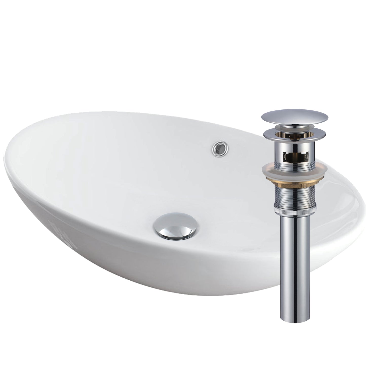 White porcelain vessel sink with overflow, traditional bathroom style, by Novatto, designed for modern bathroom decor.
