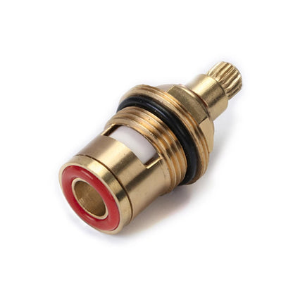 Novatto Bath Faucet Cartridge W04-CAR, close-up view of durable replacement parts for bathroom faucet repair.