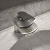 single handle brushed nickel lav faucet