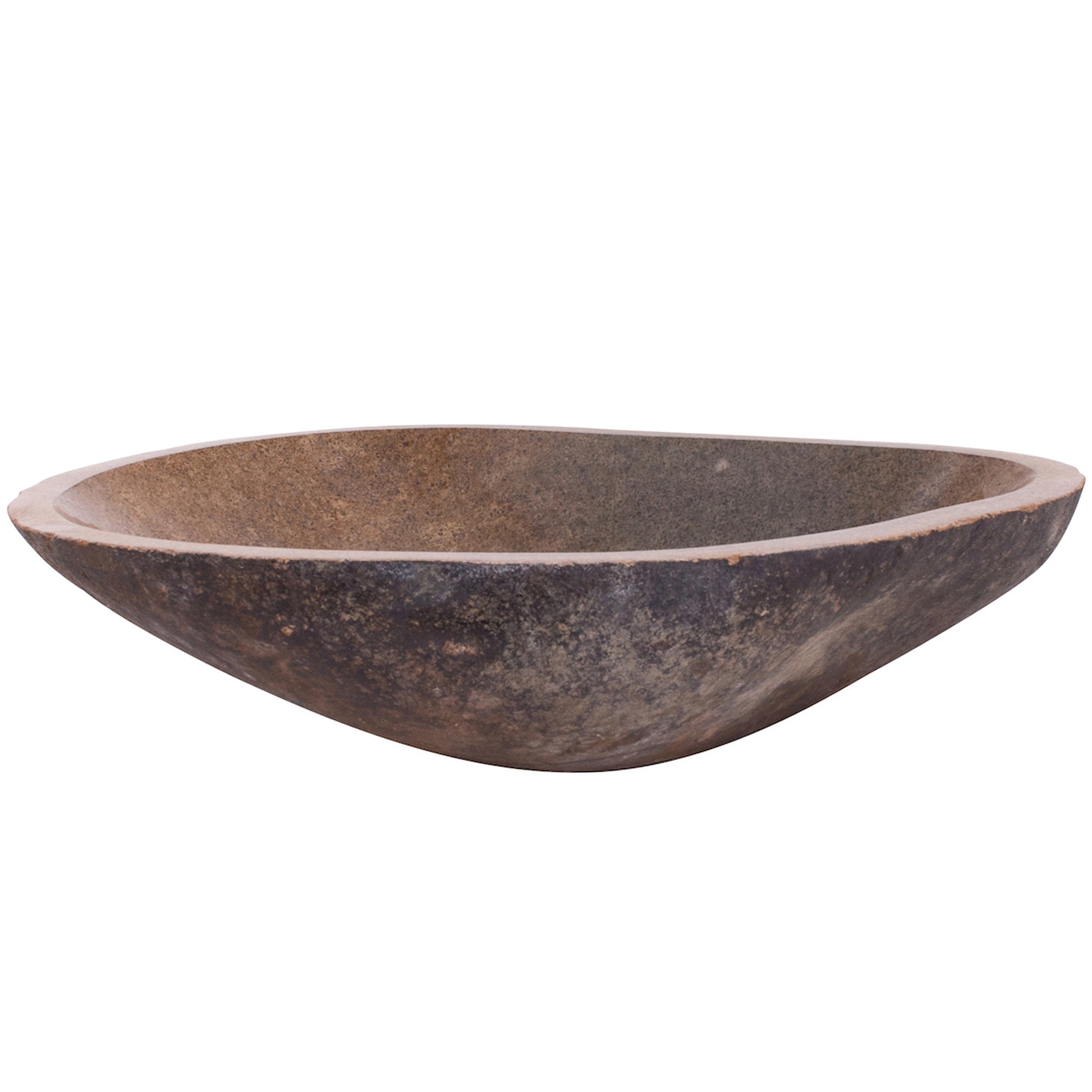 natural cobblestone vessel sink
