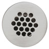 19 hole grid strainer drain for bath sink in brushed nickel