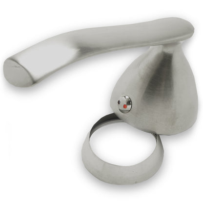 Novatto traditional vessel faucet handle set with single lever, part for vessel faucet model 116-HNDL, includes handle and mounting components.