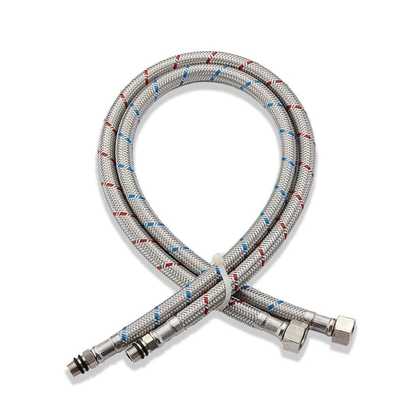 Hot and cold water supply line flexible hose